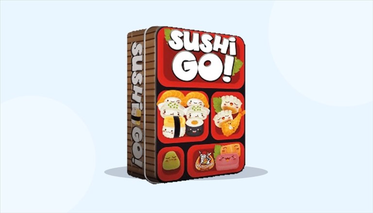 ปกรีวิว รีวิว ซูชิ โก! (Sushi Go!) — เกมการ์ด draft ไวและน่ารัก