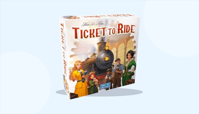 ปกรีวิว รีวิว ตั๋วรถไฟ (Ticket to Ride) — คลาสสิกสายครอบครัว